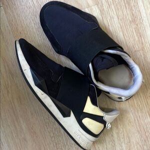 Givenchy Black and Cream Women's Sneakers